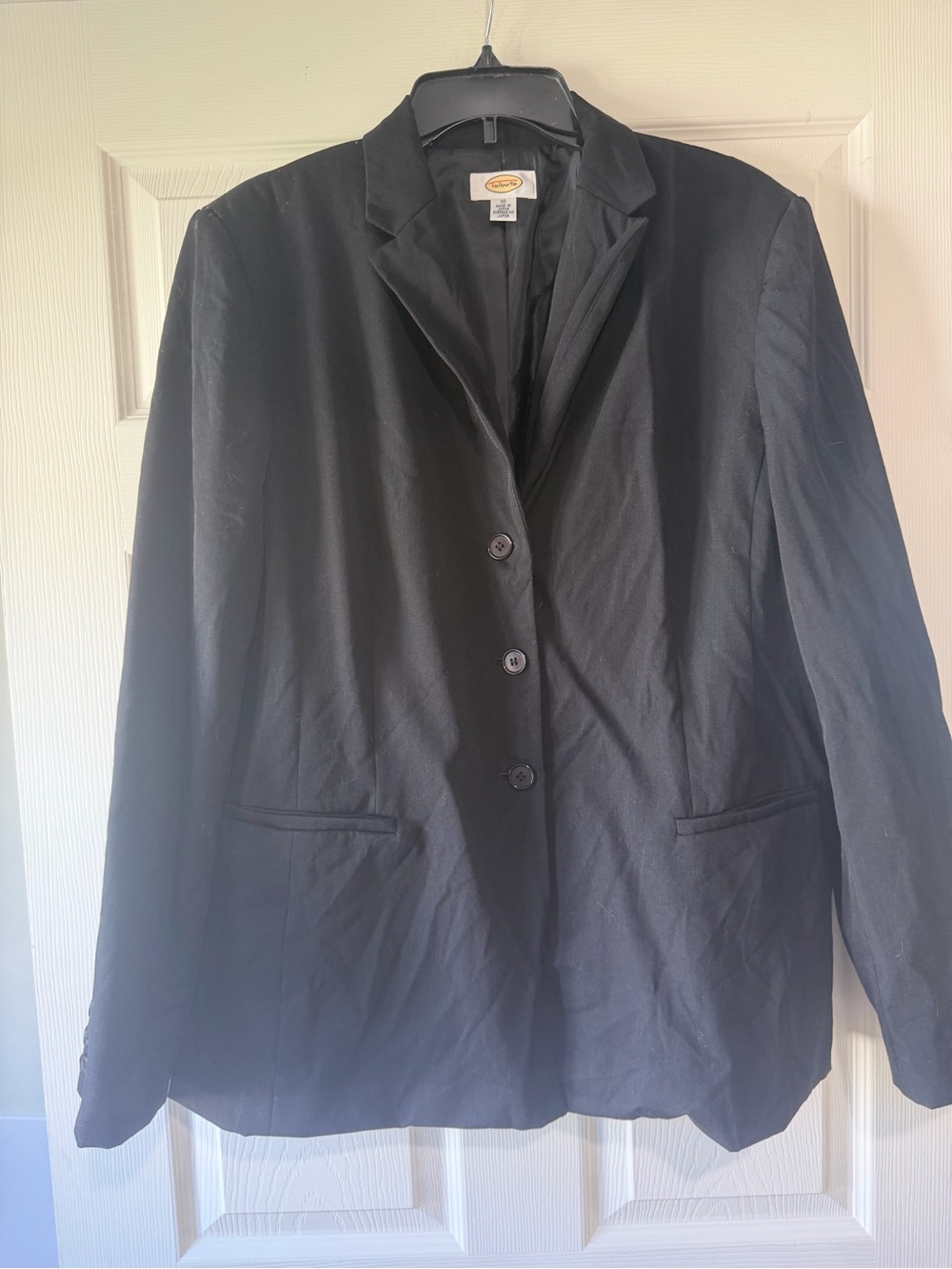 Talbots Black Women's Three-Button Blazer